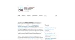 Desktop Screenshot of museologiadesign.it